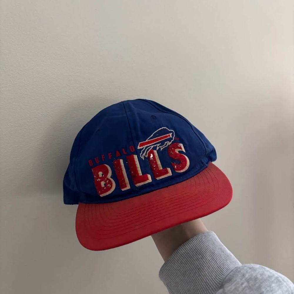 Vintage Buffalo Bills SnapBack Hat Rhinestones